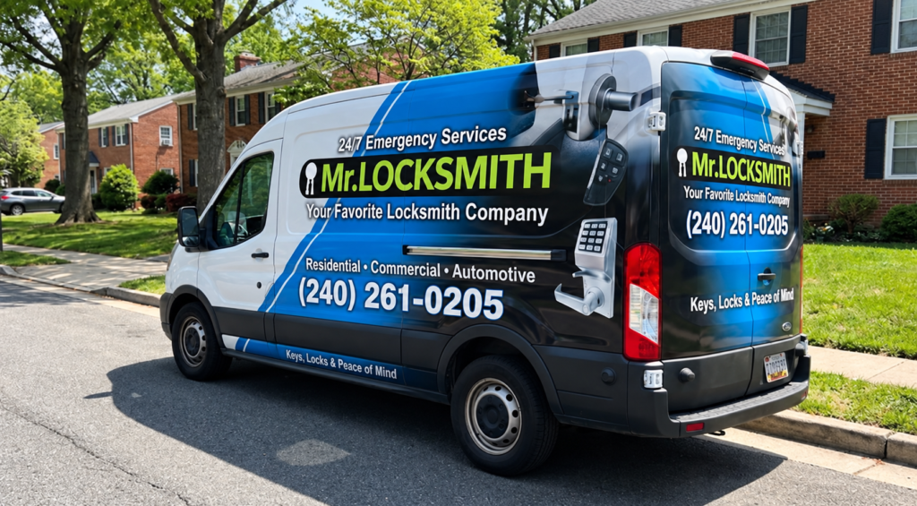 Mr. Locksmith Gaithersburg, MD mobile locksmith van